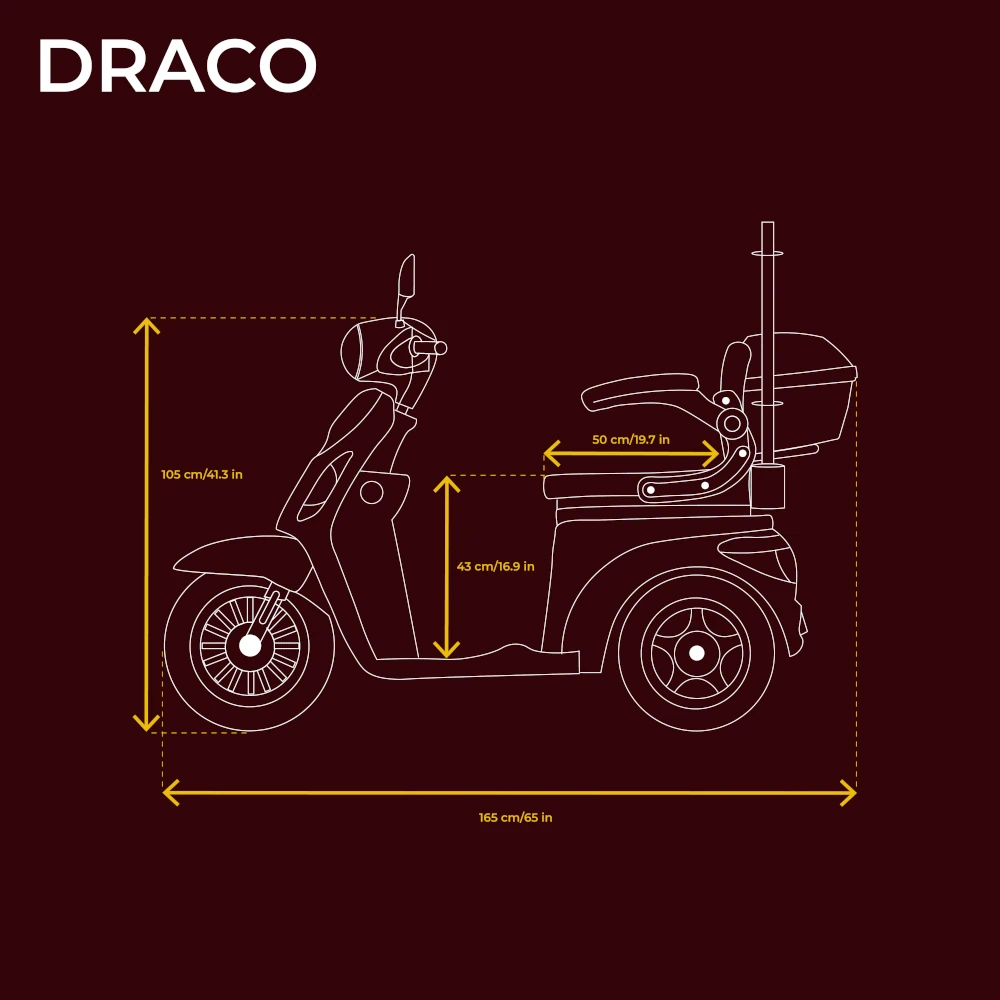 Bâche de protection pour scooter Veleco Cristal, Draco, Faster